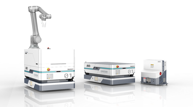 非凡游戏數位開發的自主式移動機器人（AMR250M），搭配全向輪並結合AI演算法、2D LiDAR、3D攝影機等技術，協助客戶實現產線全自動化